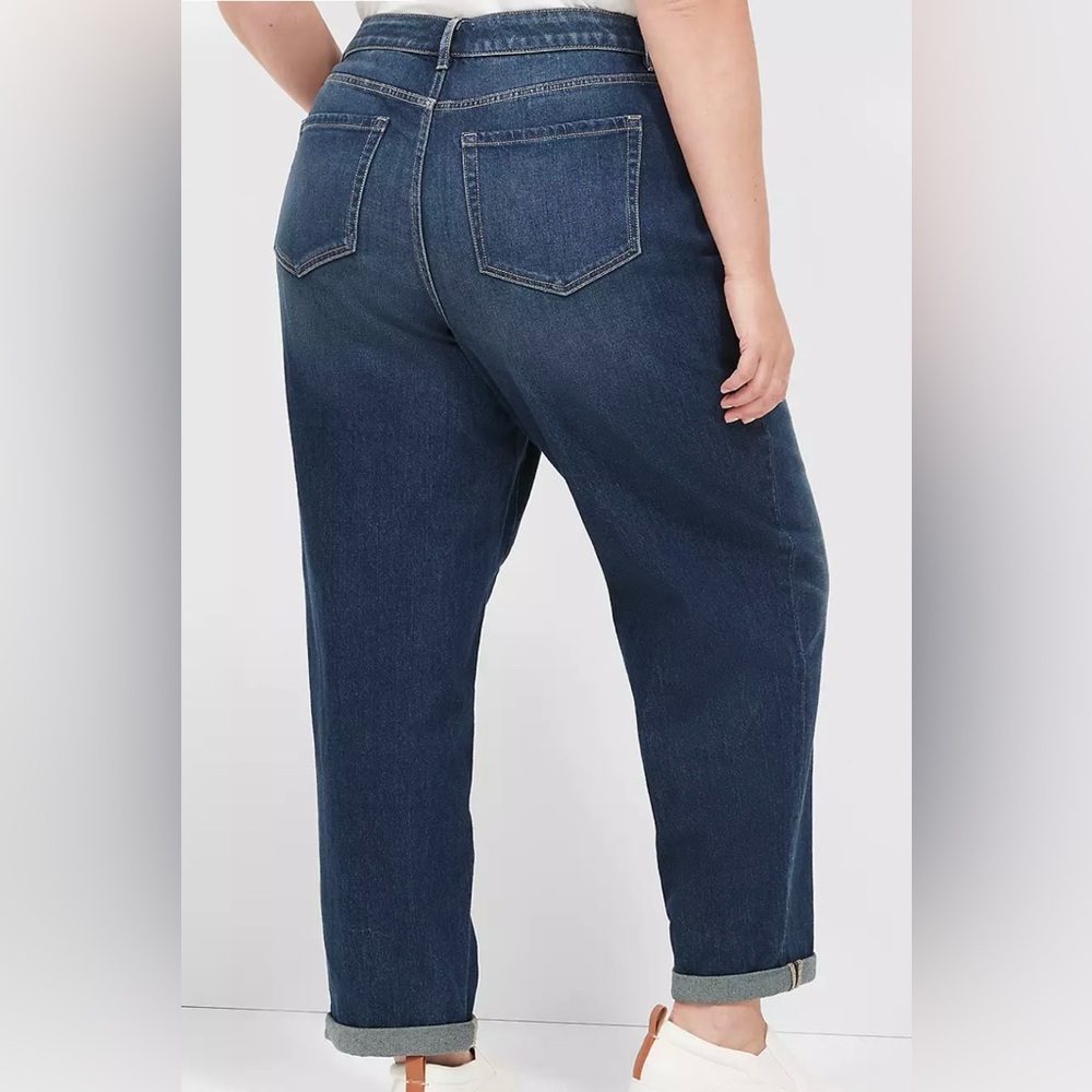 Lane Bryant SZ 26 Mid Rise Boyfriend Jeans
